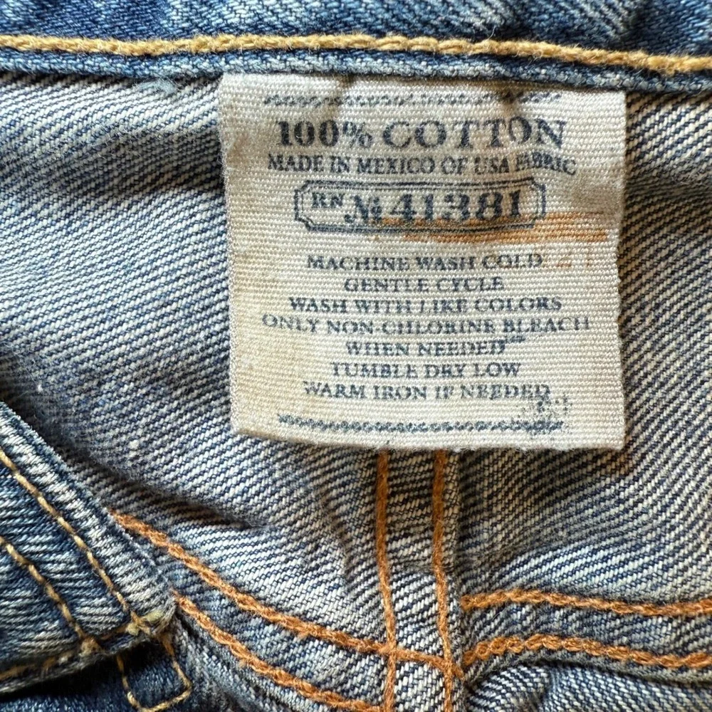Vintage Polo Ralph Lauren Jeans 36x30 Classic Fit Y2K Distressed Denim USA